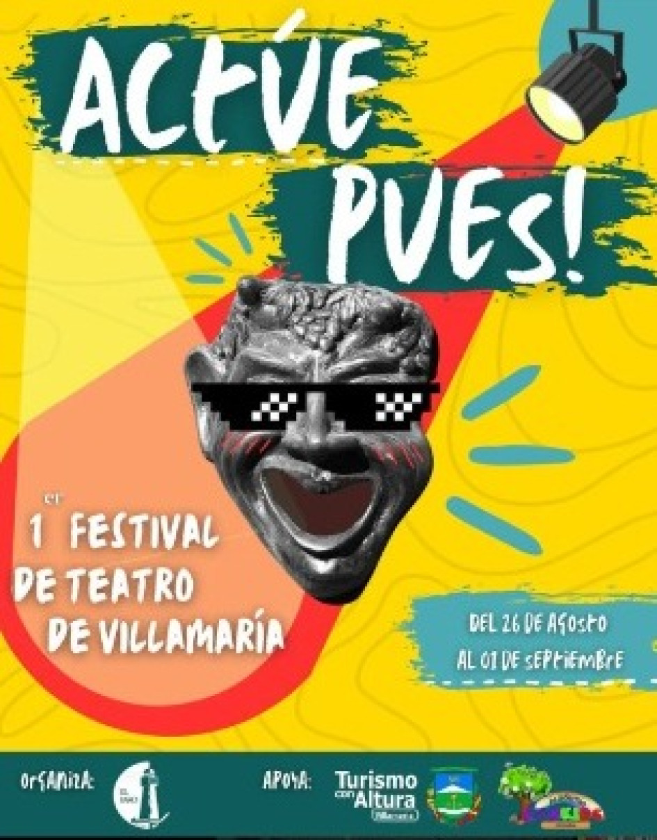El primero Festival Nacional de Teatro de Villamaría será del 26 de agosto al 1 de septiembre. 