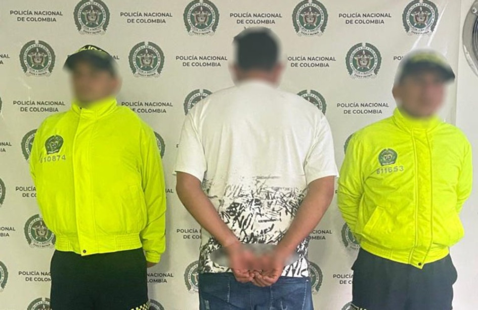 La captura fue en el parque Olaya Herrera de Pereira