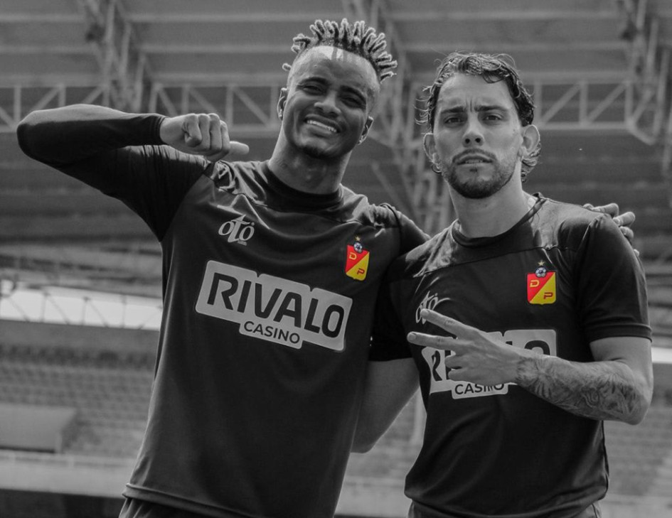 Faber Gil (izq.) y Gonzalo Lencina.