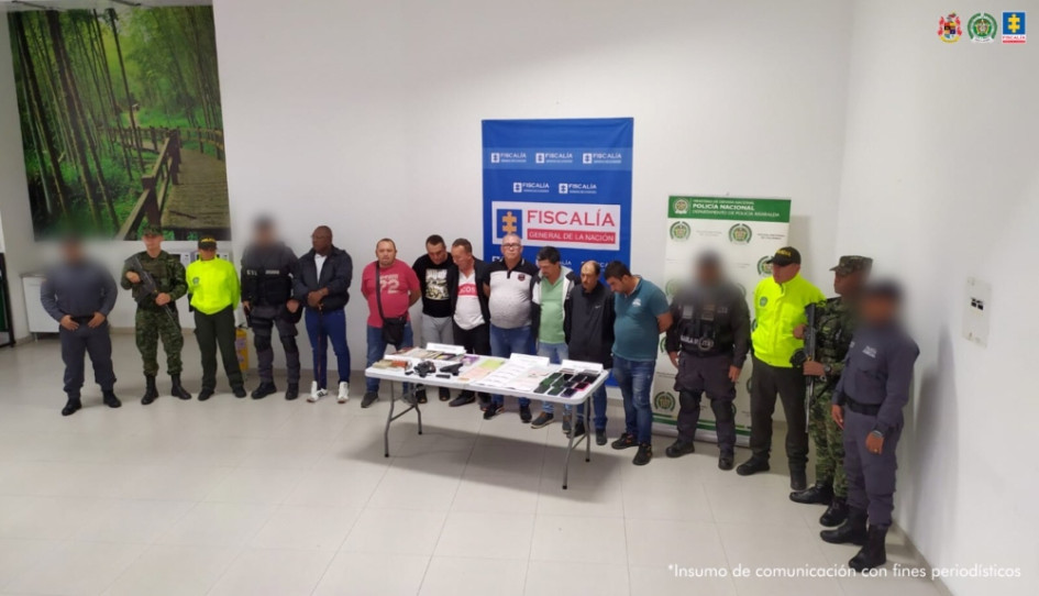 Judicializan a varios presuntos integrantes de "Los capucheros" en Risaralda