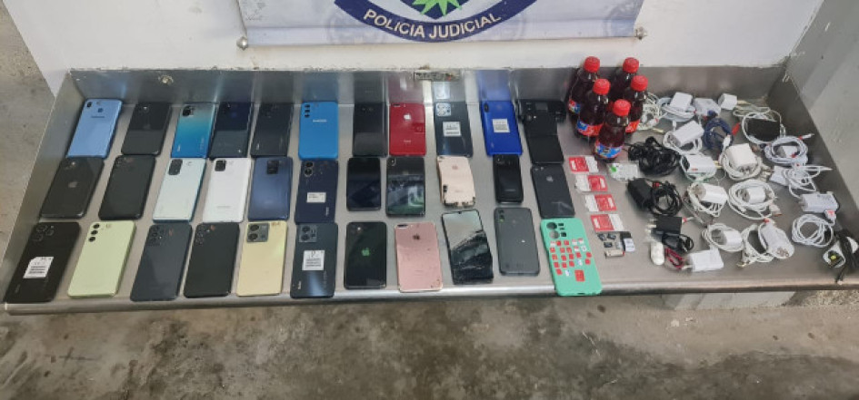 Un operativo reciente en esa cárcel.