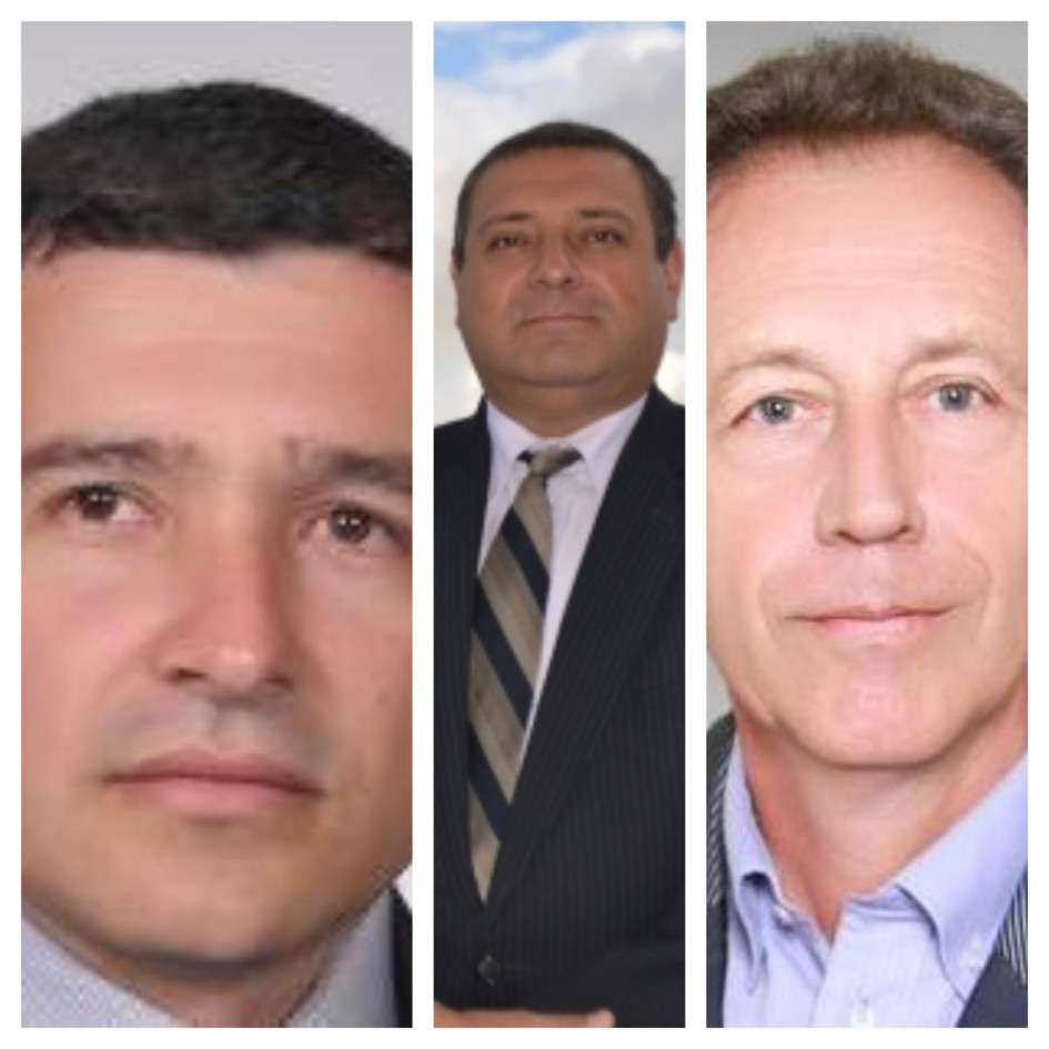 Héctor Jairo Osorio Zuluaga, Carlos Chica y Gustavo Adolfo Agredo, nuevos decanos de la U. Nacional sede Manizales.