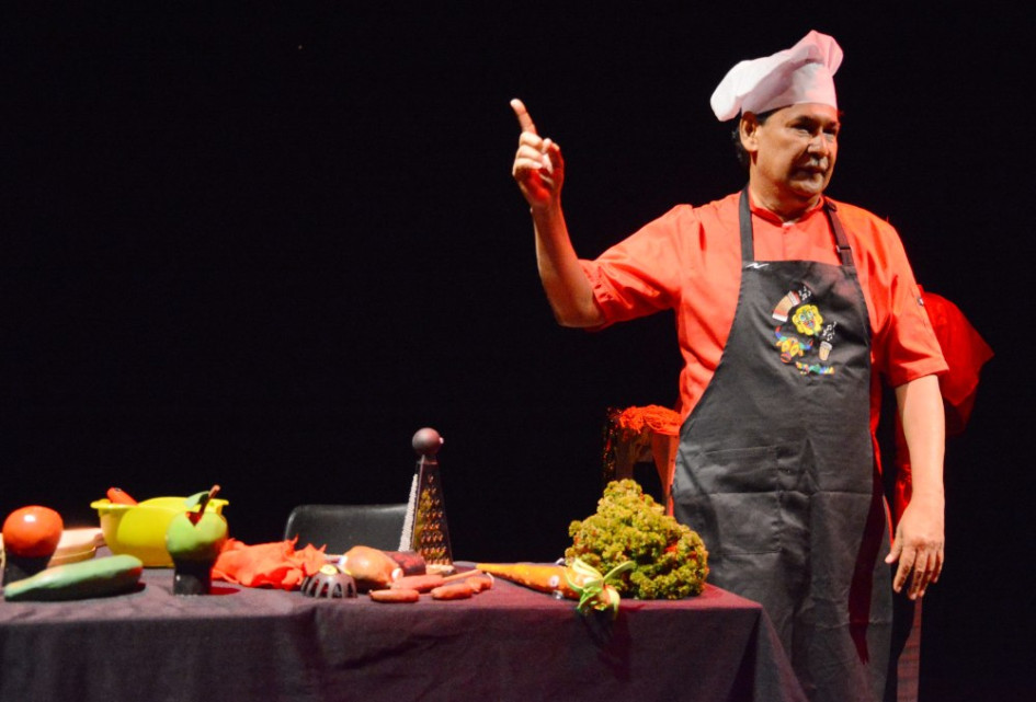 La suegra del diablo se presentó ayer en el Teatro Tich.