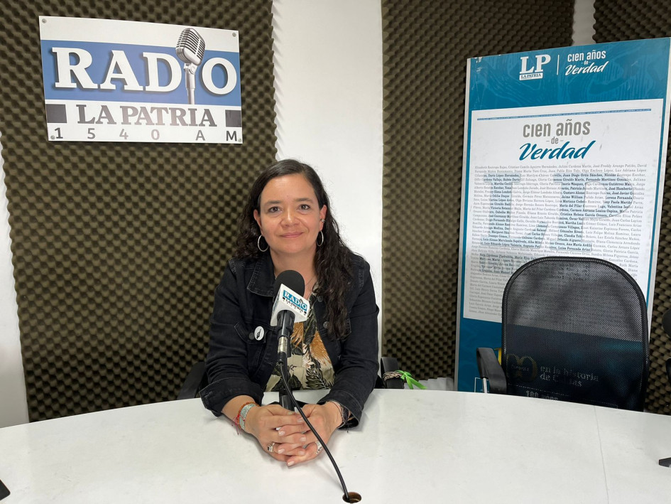 Lina María Salazar, jefa de la Unidad de Derechos Humanos de la Gobernación de Caldas