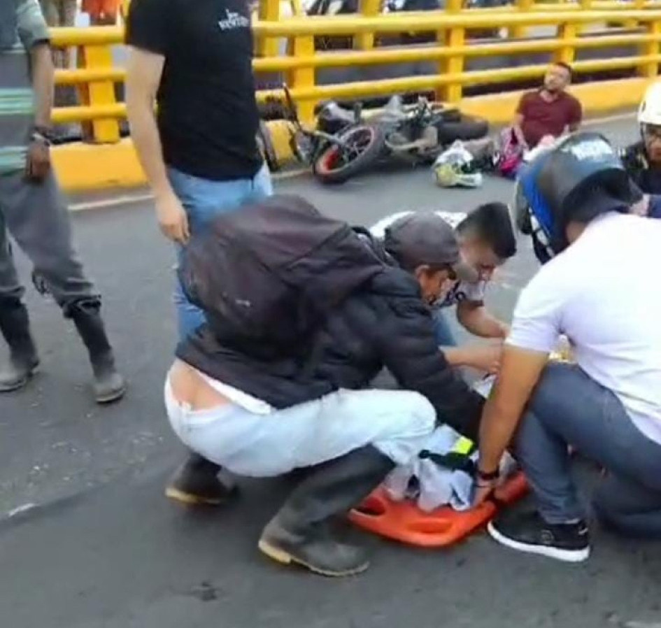 El siniestro vial en la vía Manizales - Medellín.