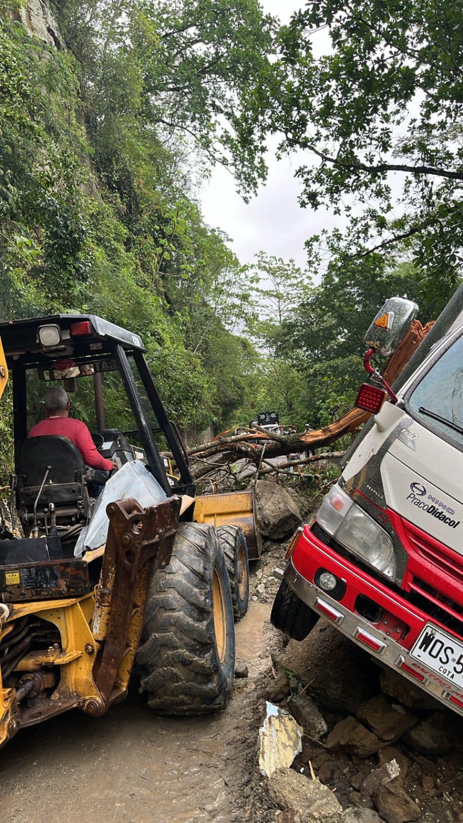 La situación, foto de la Alcaldía.