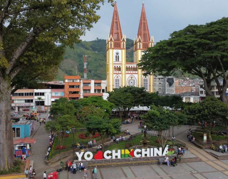 Parque principal de Chinchiná