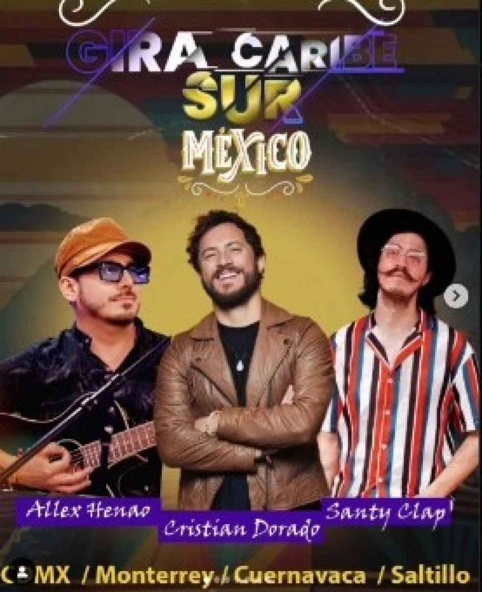 La gira por México es desde el 17 al 30 de octubre del 2024