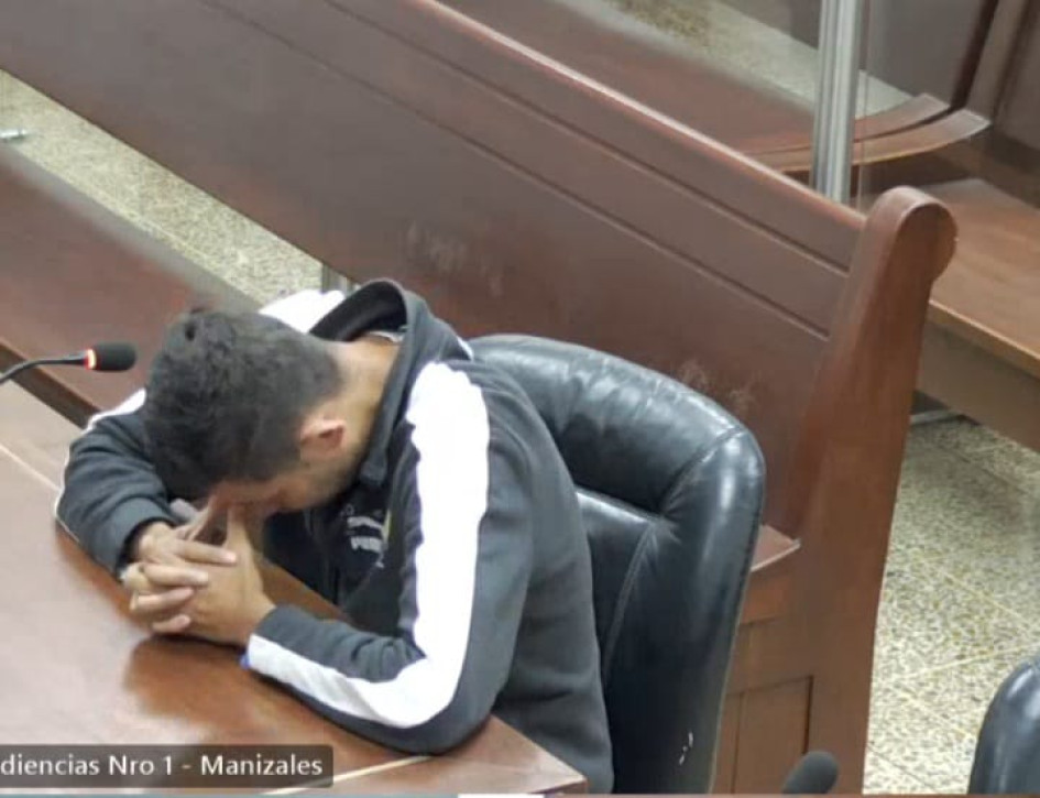 Foto| LA PATRIA  El procesado, durante la audiencia.