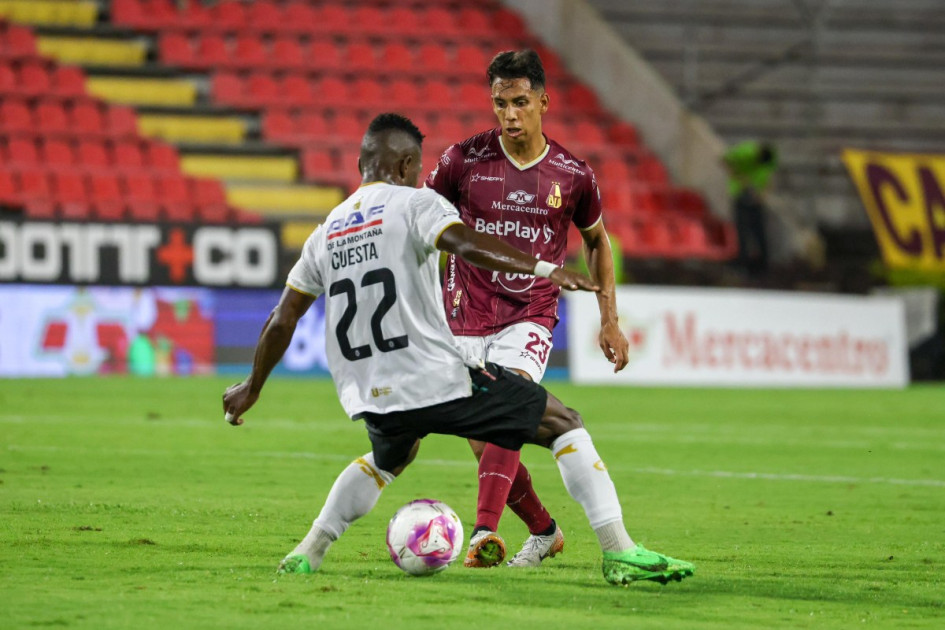 El Once Caldas enfrentó este viernes al Deportes Tolima en Ibagué por la fecha 15 de la Liga Betplay.