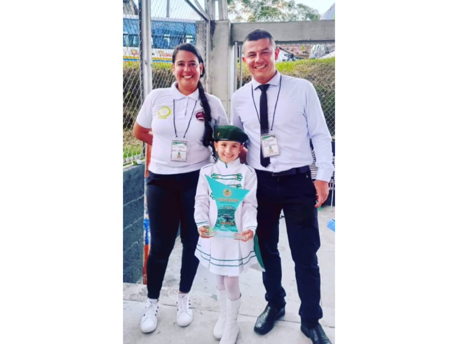 Las bandas de la I.E. de Occidente premiadas en su participacion en el municipio de Alcalá (Valle).