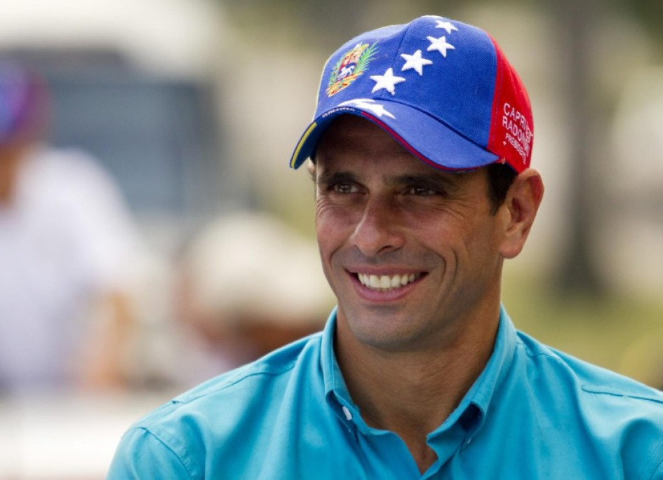 Henrique Capriles, líder antichavista venezolano.