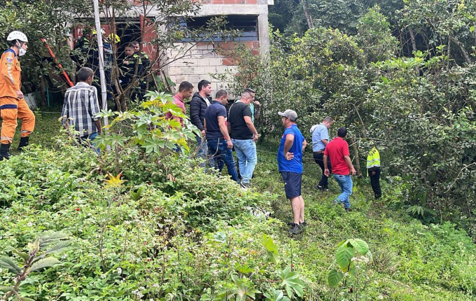 Sitio donde hallaron el cuerpo