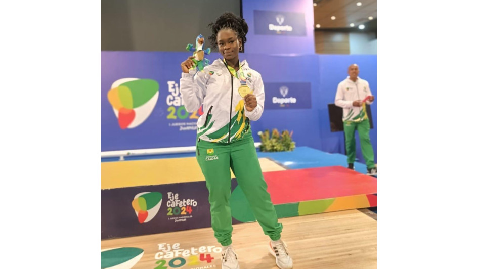 Ingrid Vanessa Segura, vallecaucana que representa a Caldas, tiene 18 años.