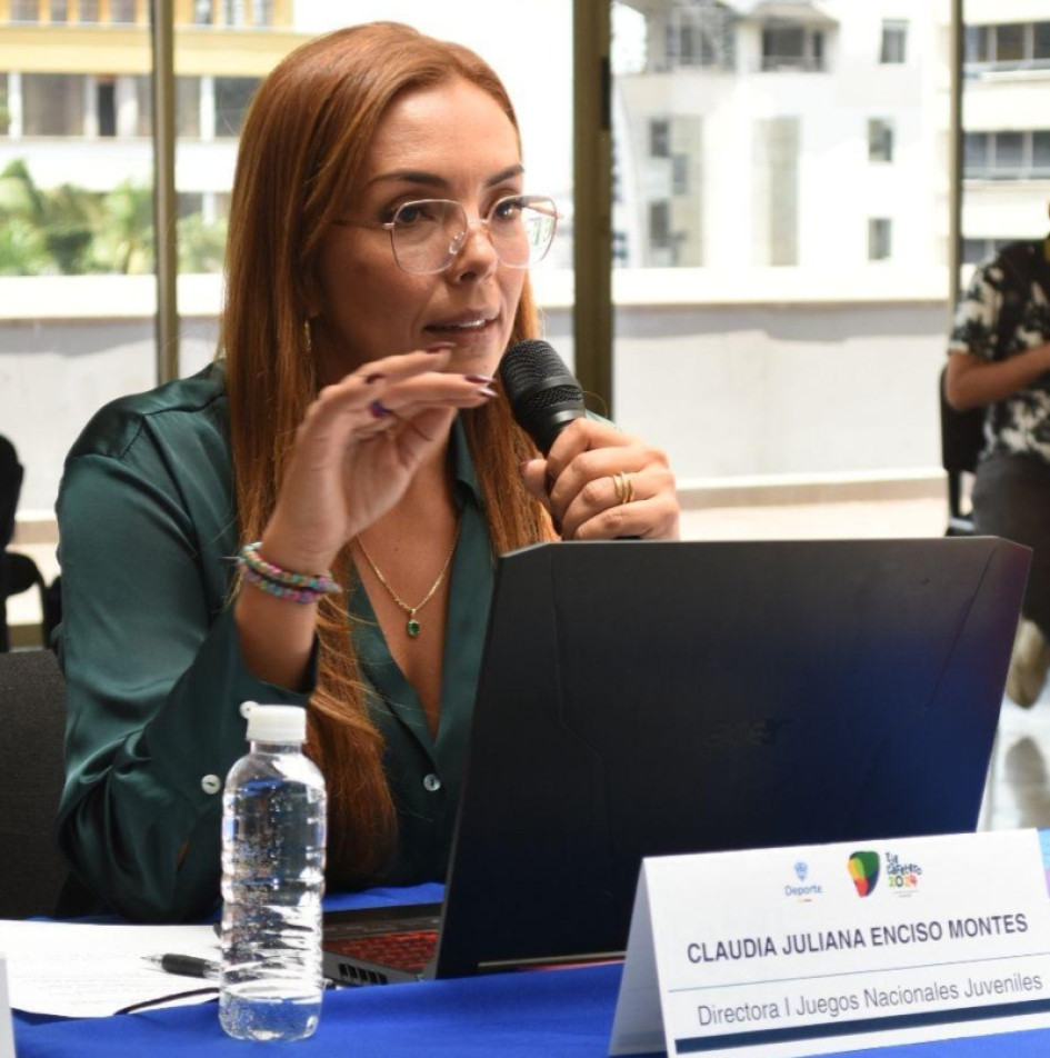 Juliana Enciso, la ejecutiva risaraldense que dirige los I Juegos Nacionales que empezarán el próximo sábado en el Eje Cafetero.