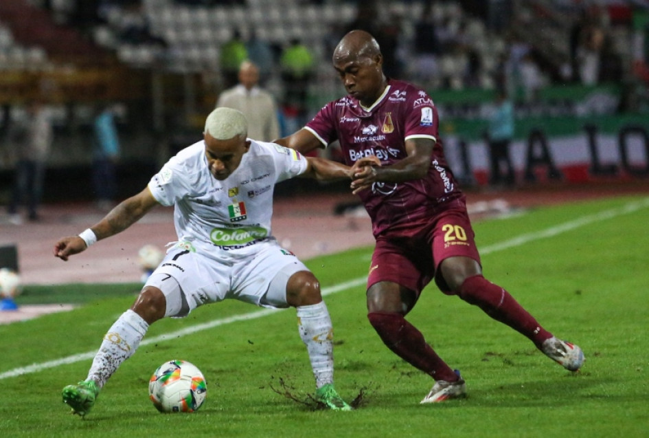 Michael Barrios, de buen juego anoche ante el Deportes Tolima.