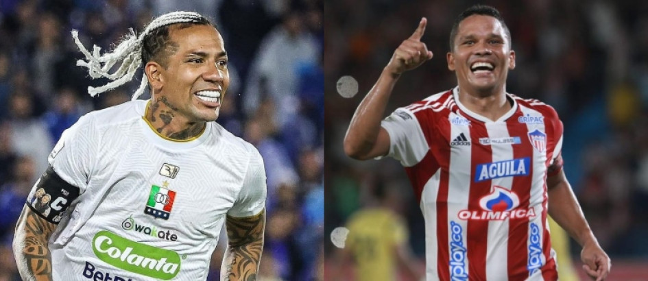 Dayro Moreno y Carlos Bacca