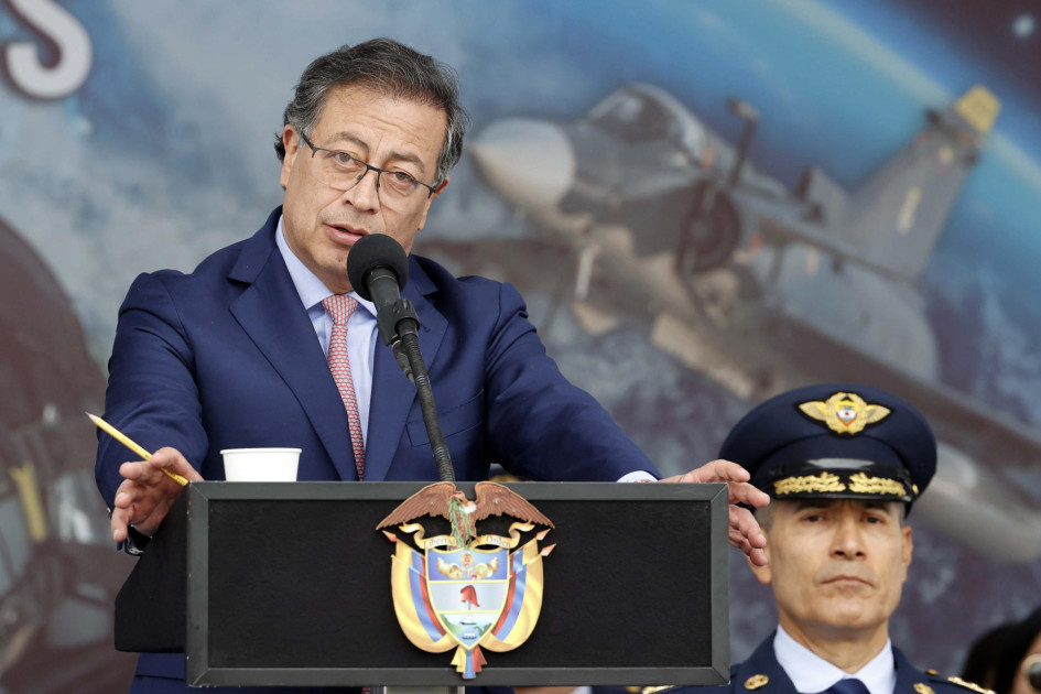 El presidente, Gustavo Petro. 