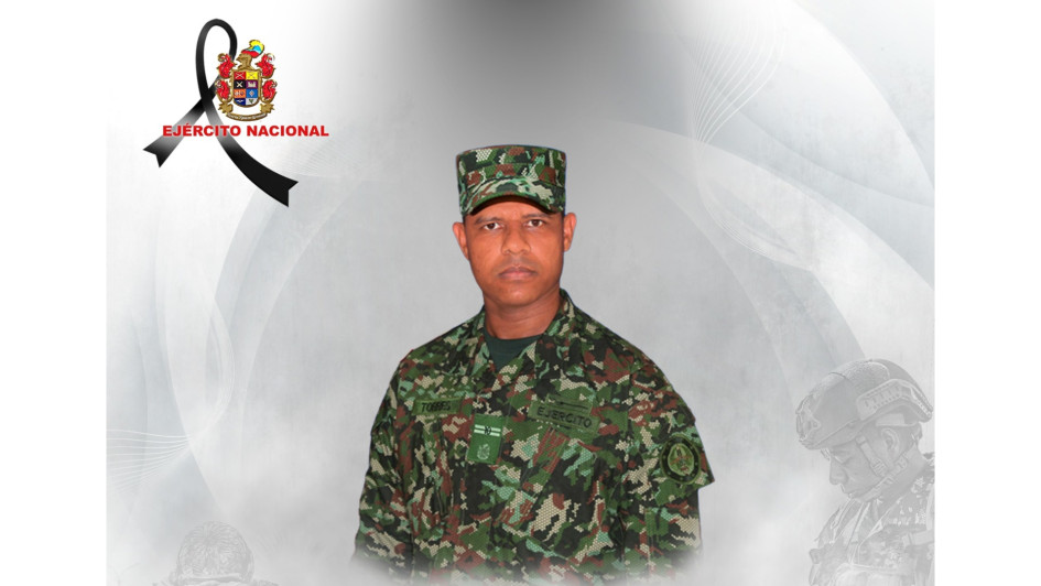 El soldado profesional Jorge Torres Sierra