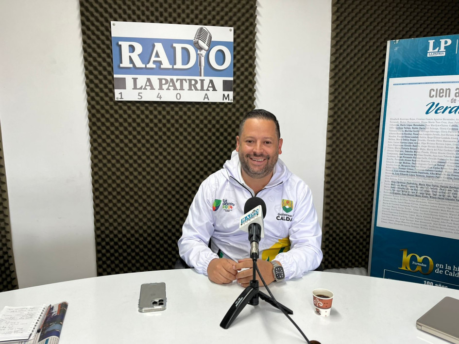 Andrés Duque, secretario de Deporte de Caldas.