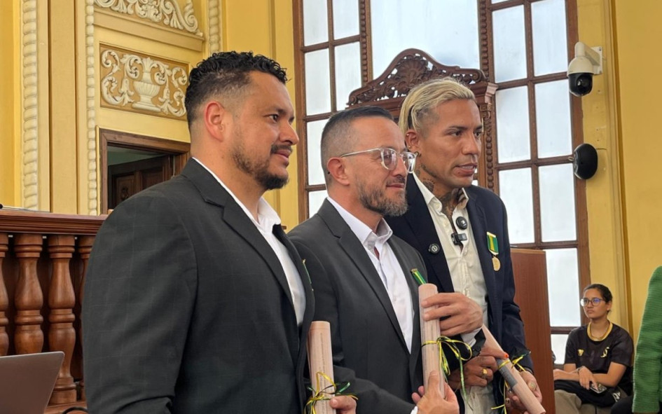 Duvan Alfonso Carvajal Corrales, Jhon Jairo Vásquez y Dayro Moreno.