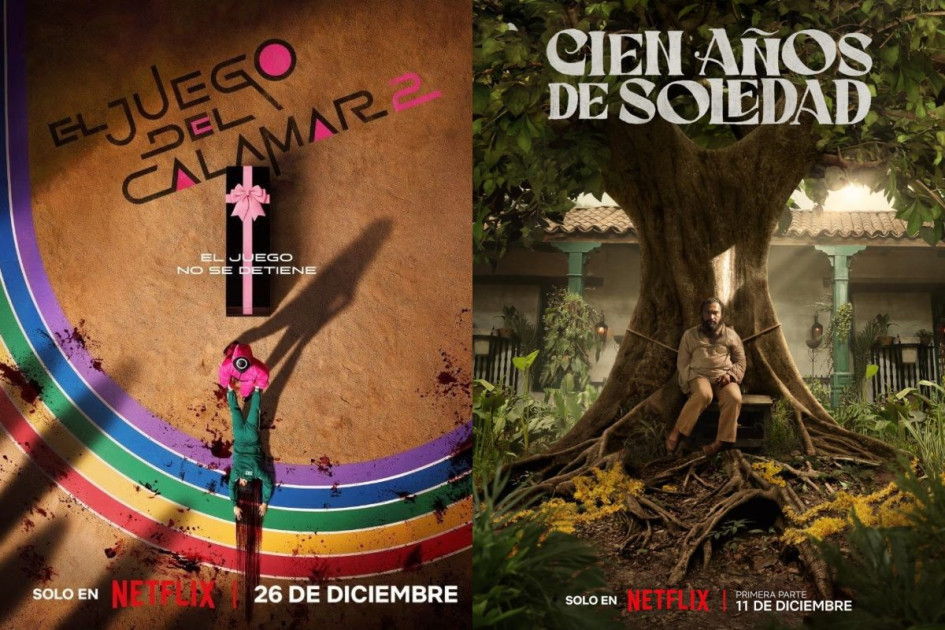 El juego del calamar y Cien años de soledad, dos series esperadas en diciembre en Netflix. 