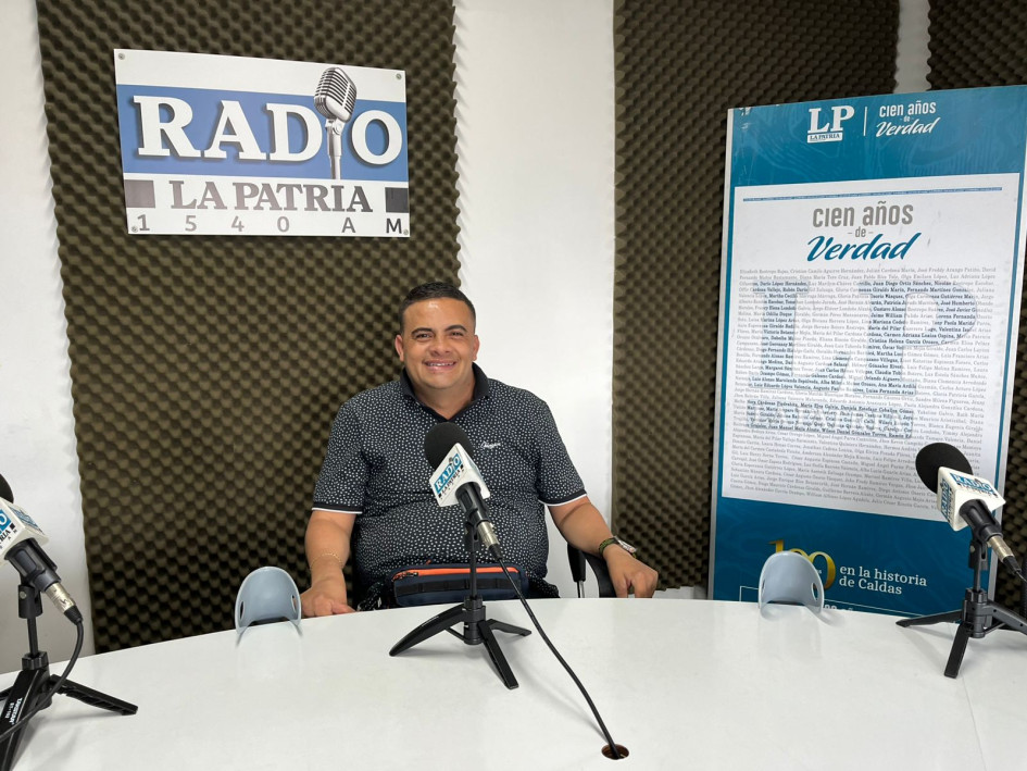 Concejal de Manizales del partido Alianza Verde, Víctor Caicedo.