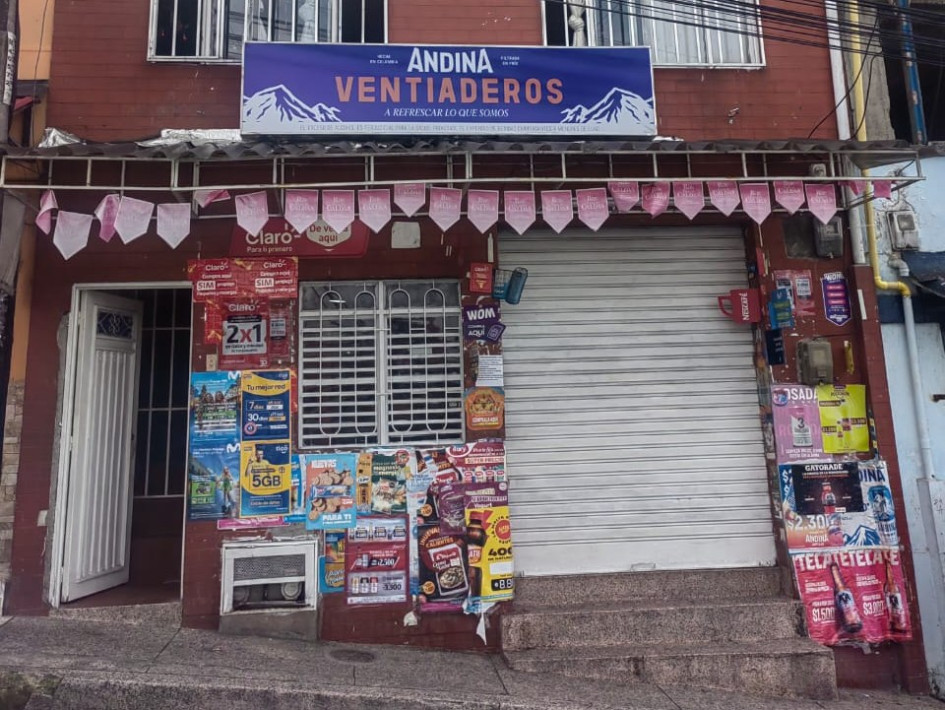 El autoservicio atracado en Manizales. Foto de LA PATRIA