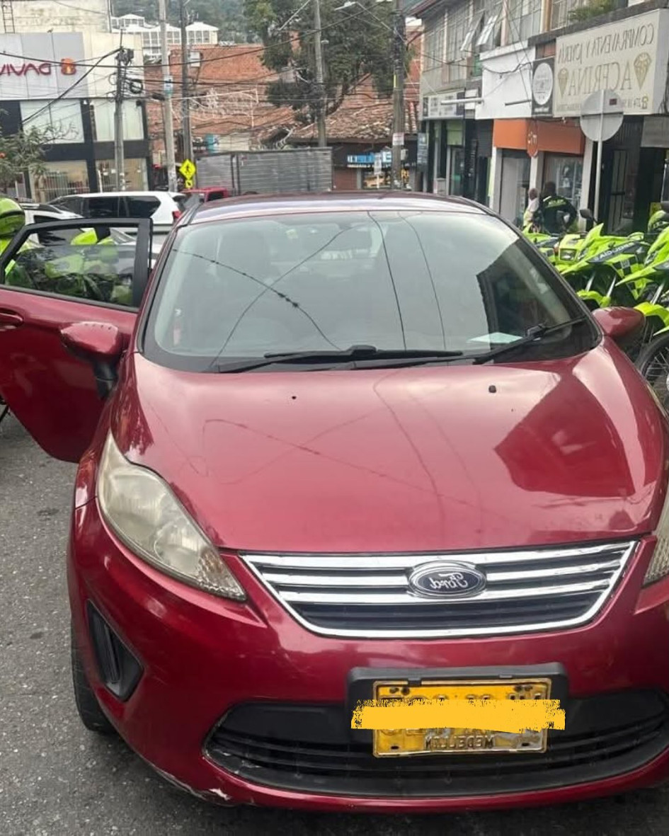 El carro que le robaron a Natalia.