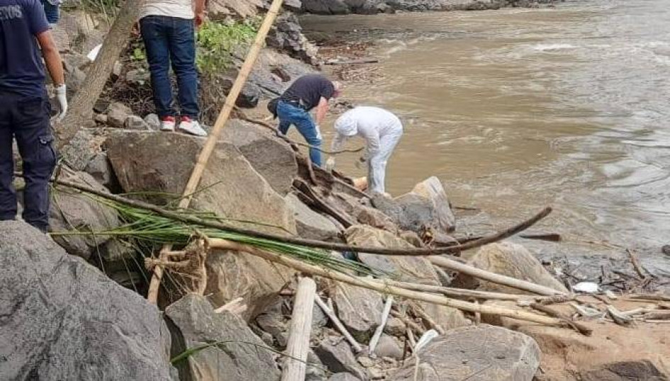 La recuperación. Fotos de Bomberos.