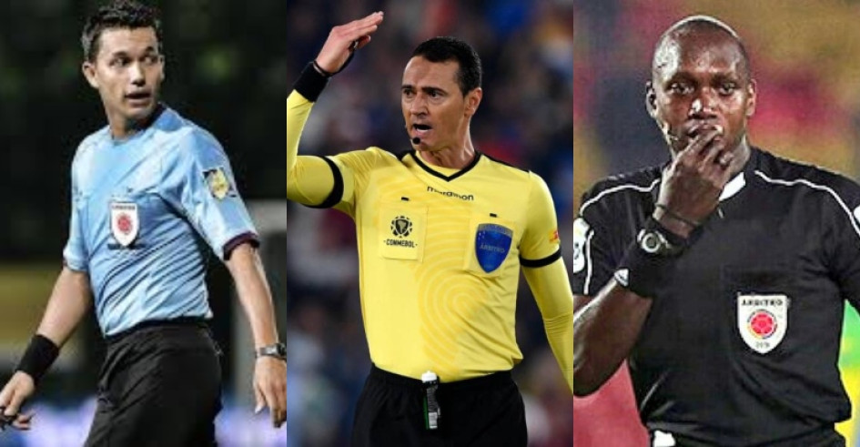 Nicolás Gallo, Wílmar Roldán y Jhon Hinestroza, en la lista de árbitros internacionales de Colombia para el 2025.