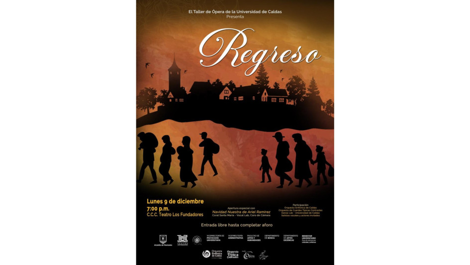 Este lunes las 7:00 p.m. en el Teatro Los Fundadores. 