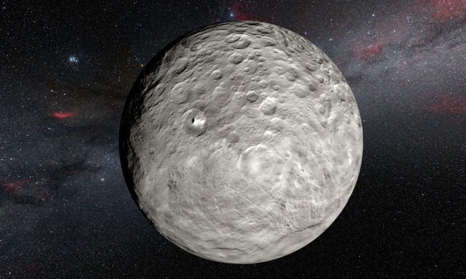 Ceres es el objeto más grande en el cinturón de asteroides principal del Sistema Solar. 
