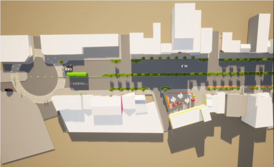 El costo de las obras a realizar y del desmonte del puente de El Crucero, aún no son claras. El soterrado se estima en $250 millones aproximadamente