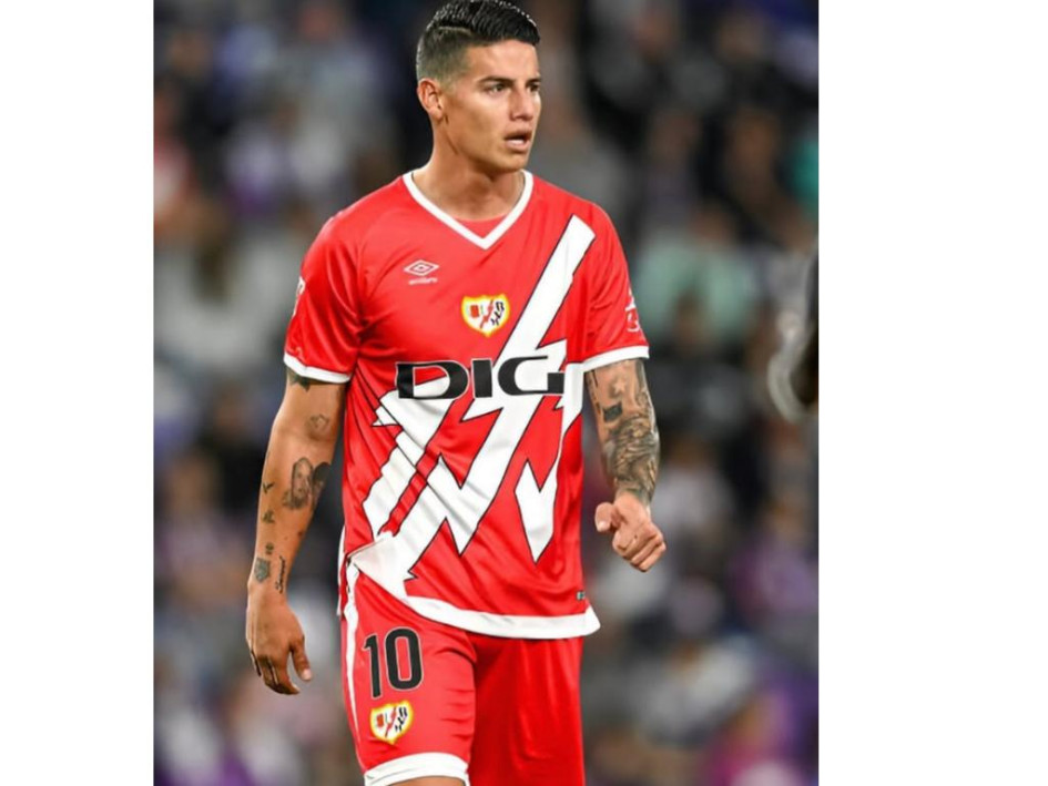 James Rodríguez, jugador del Rayo. 