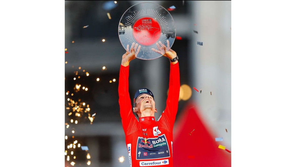 Primoz Roglic, el último ganador de La Vuelta a España. 