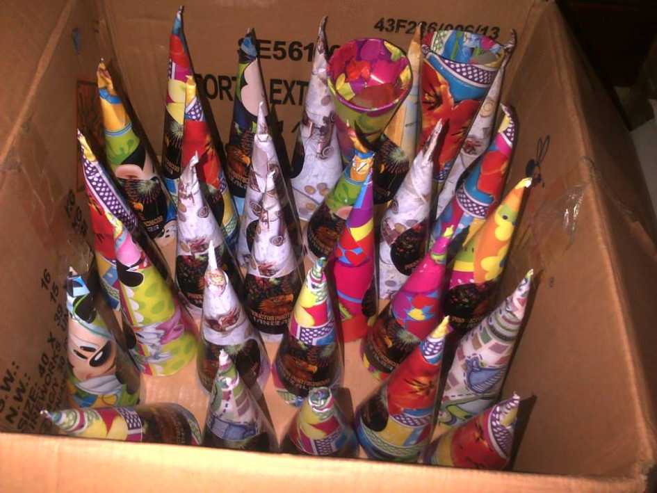 Quemados con pólvora