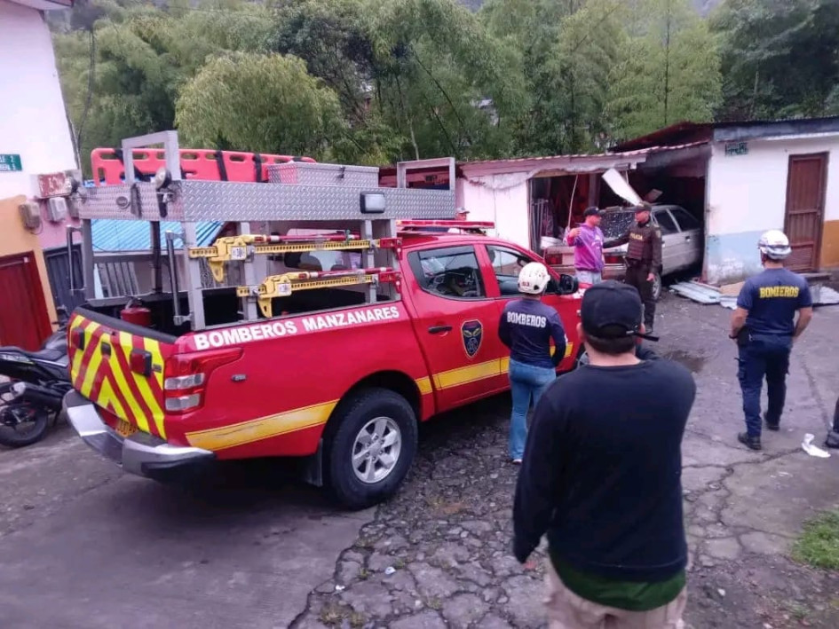 En el momento del accidente, los habitantes de la casa estaban por fuera.