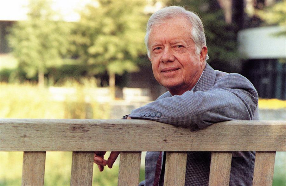 Jimmy Carter, expresidente de Estados Unidos. Foto de 1994.