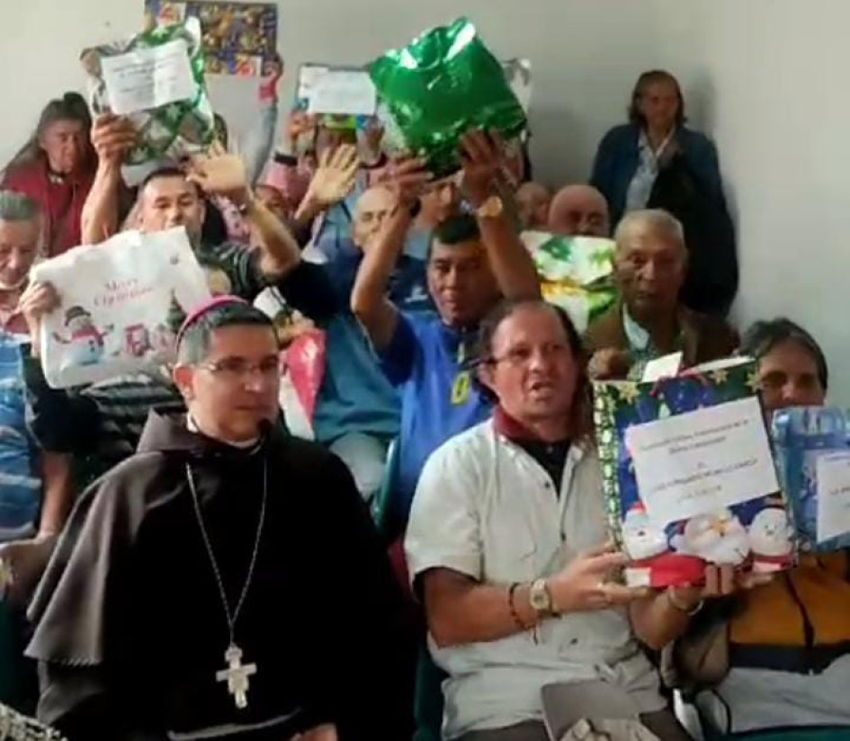 La entrega de los regalos.