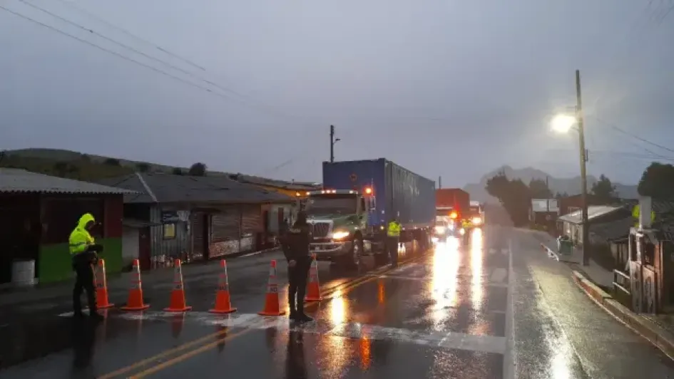 El accidente ocurrió cerca del Alto de Letras. Foto de referencia.