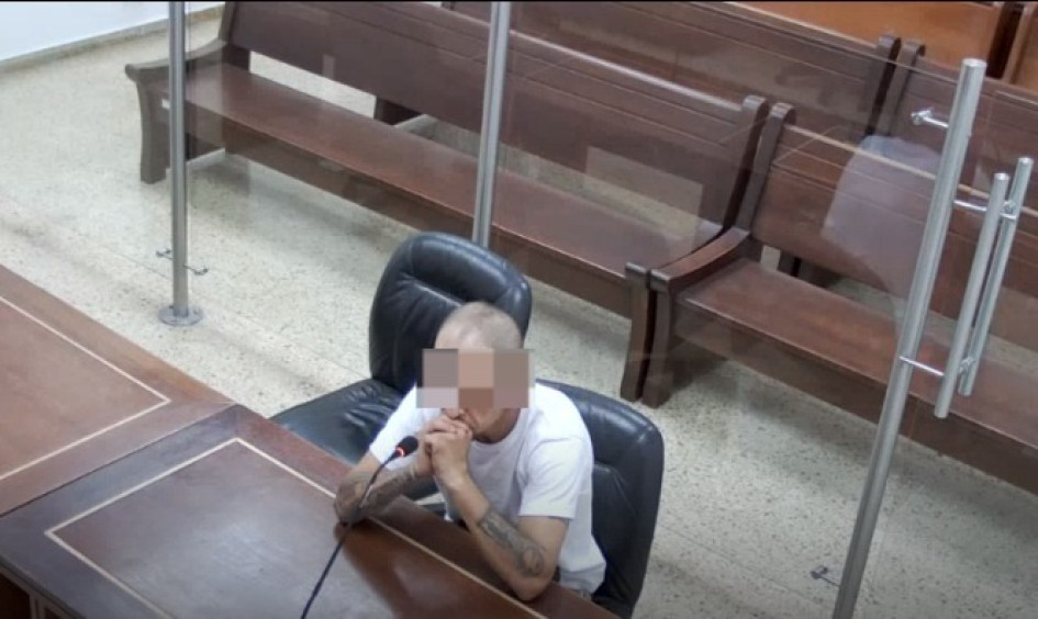 El procesado, en la audiencia.