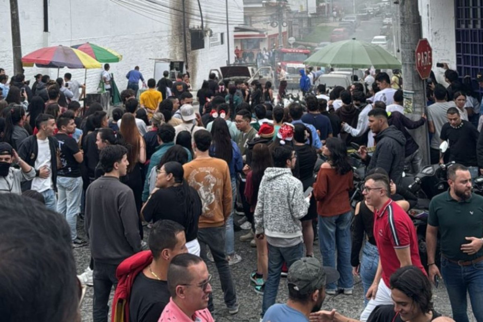 Incendio en el barrio Faneón de Manizales