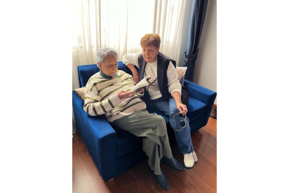 Las hermanas Fanny y Dolly González Taborda son unidas desde pequeñas cuando vivían en La Merced (Caldas).