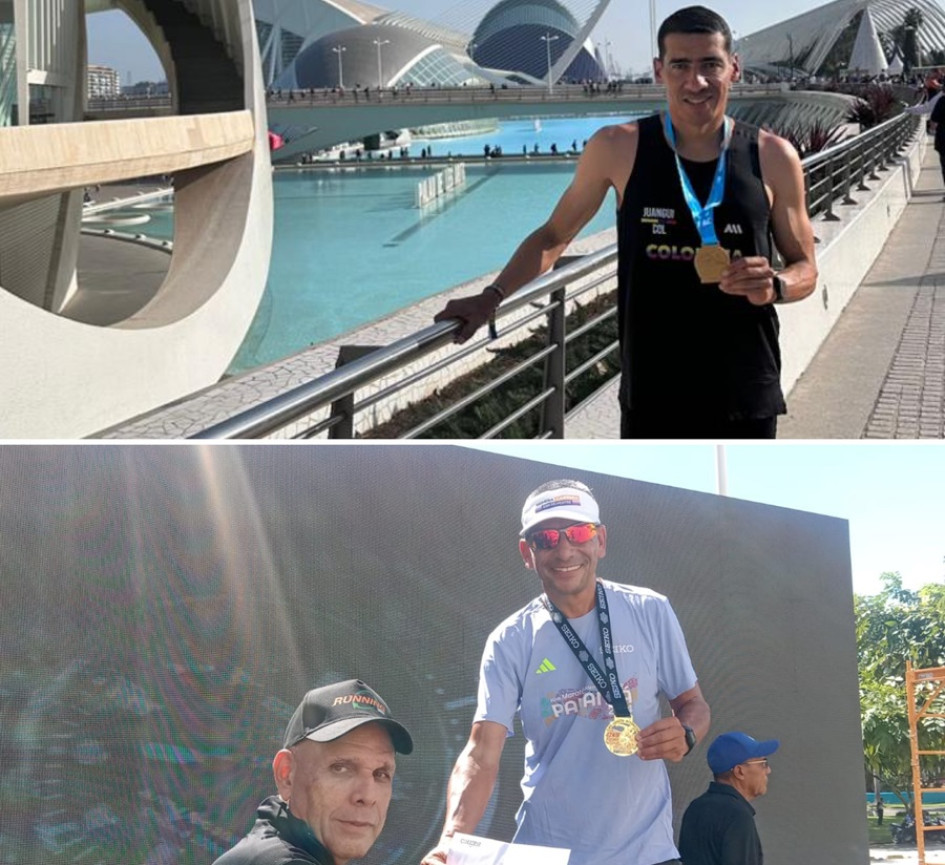 Juan Guillermo Osorio, segundo mejor colombiano en la Maratón de Valencia (España) y Marco Antonio Franco, tercer puesto en la Maratón Internacional de Panamá. ​ 