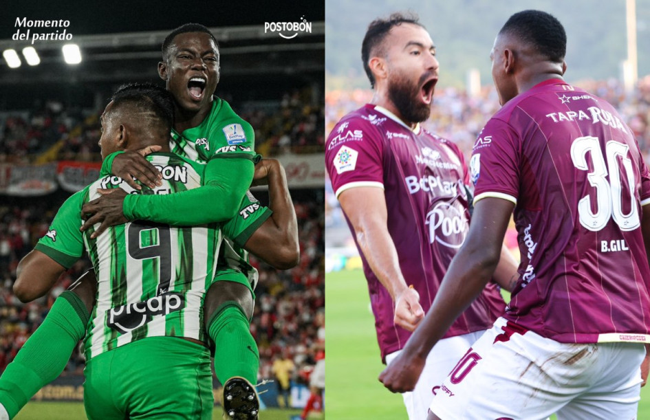 Atlético Nacional y Deportes Tolima