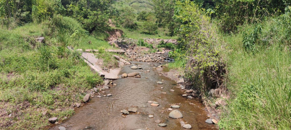 Según Invías, el contratista se comprometió a disponer del equipo técnico y humano en obra desde hoy lunes 2 de diciembre. Sin embargo, este es el estado actual del puente de la vereda Murillo. 