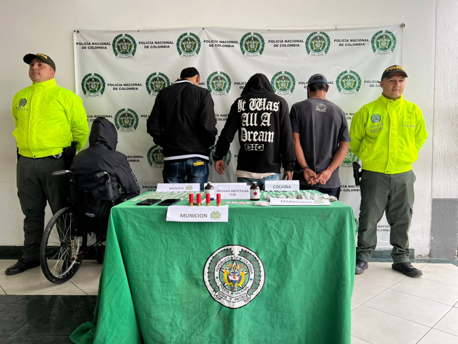 Cinco sujetos son señalados de conformar una banda dedicada al tráfico de estupefacientes.