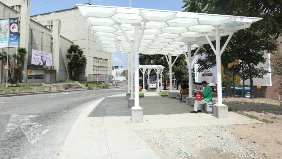 Primera fase del primer paradero Metropolitano