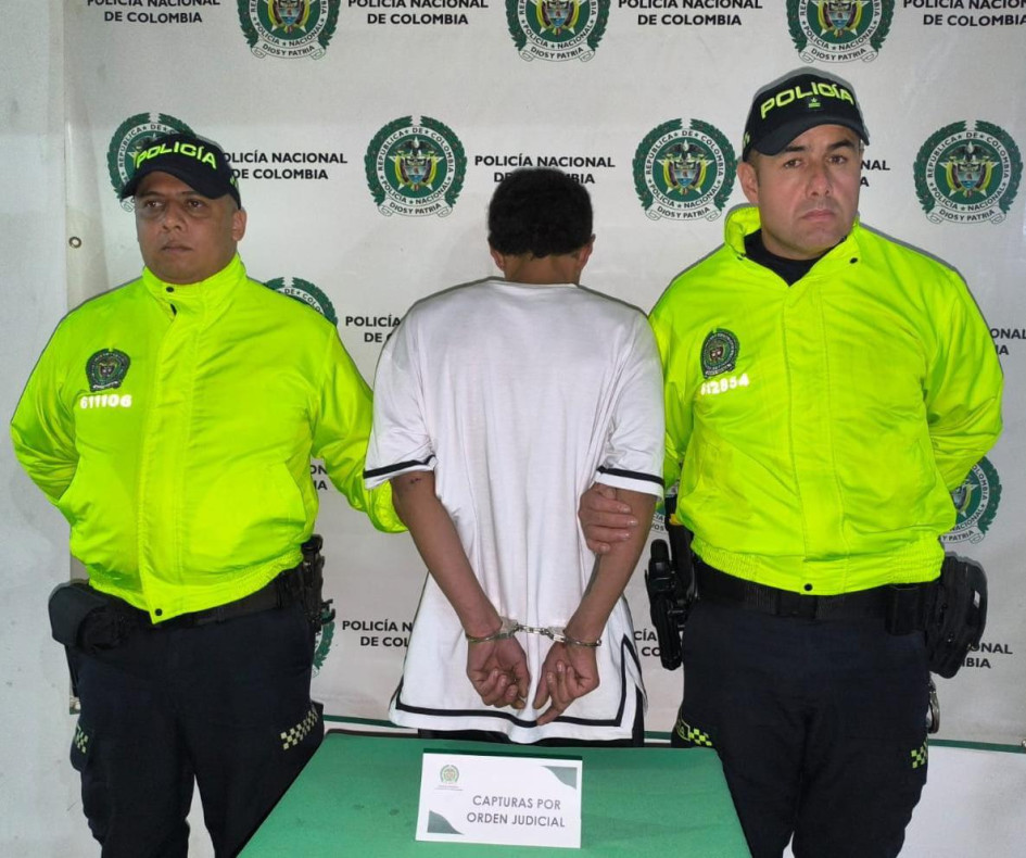 El sujeto detenido